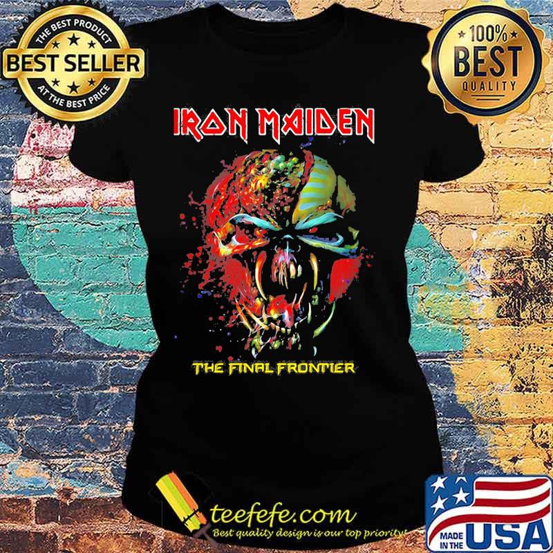 Iron maiden band skeleton the final frontier s Ladies tee Iron maiden band skeleton the final frontier s Ladies tee