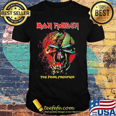 Iron maiden band skeleton the final frontier shirt