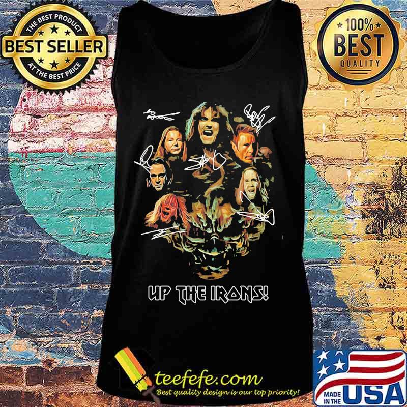 Iron maiden band up the irons signatures s Tank top Iron maiden band up the irons signatures s Tank top