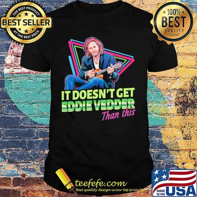 It doesn't get eddie vedder than this guitar shirt
