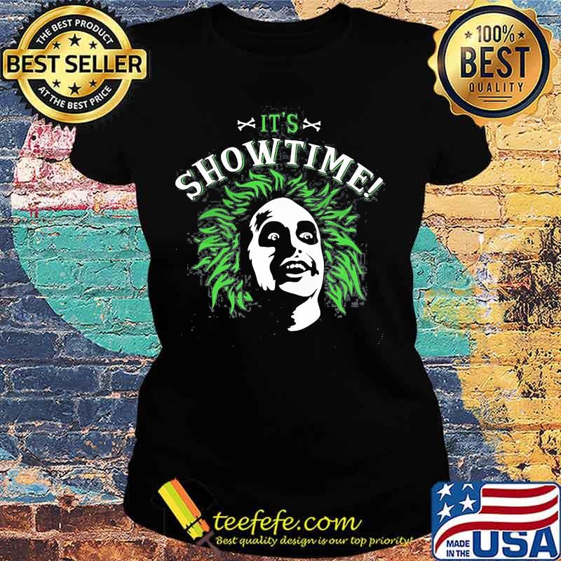 It's showtime beetlejuice silhouette s Ladies tee It's showtime beetlejuice silhouette s Ladies tee