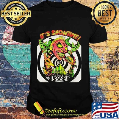 It's showtime funny beetlejuice halloween shirt
