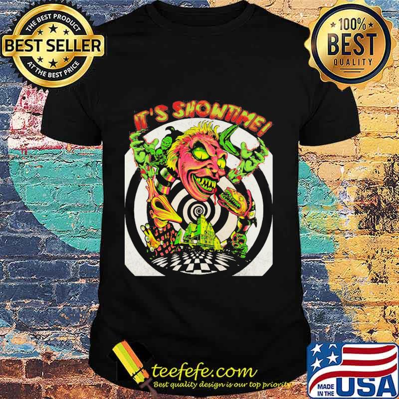 It's showtime funny beetlejuice halloween shirt