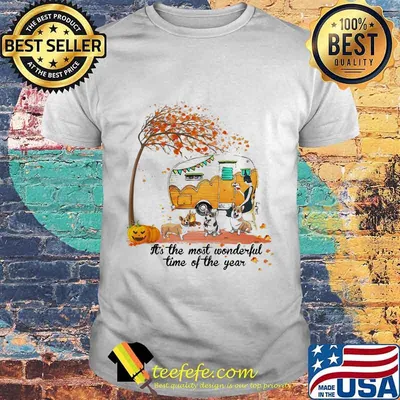 It's The Most Wonderful Time Of The Year Corgi Pumpkin Camping Halloween Shirt
