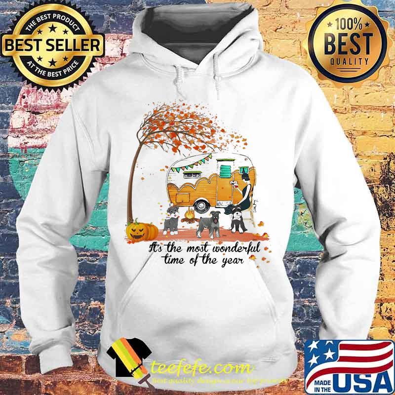 It's The Most Wonderful Time Of The Year Miniature Schnauzer Pumpkin Camping Halloween Shirt Hoodie It's The Most Wonderful Time Of The Year Miniature Schnauzer Pumpkin Camping Halloween Shirt Hoodie