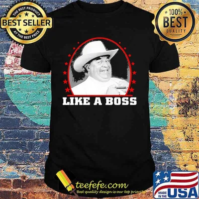 J.d.hogg like a boss stars shirt