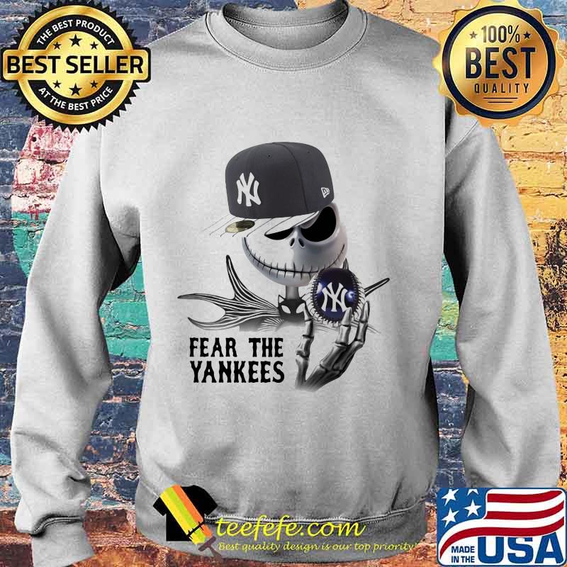 Jack skellington fear the new york yankees baseball s Sweater Jack skellington fear the new york yankees baseball s Sweater