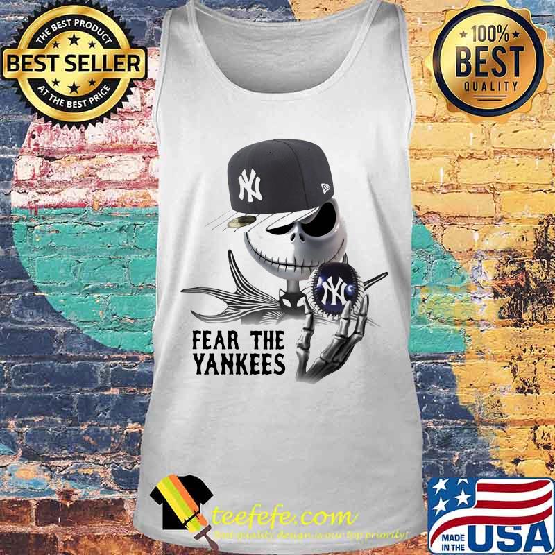Jack skellington fear the new york yankees baseball s Tank top Jack skellington fear the new york yankees baseball s Tank top