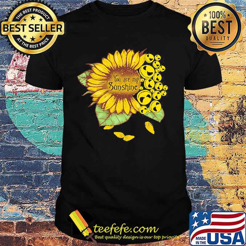 Jack skellington sunflower you are my sunshine shirt