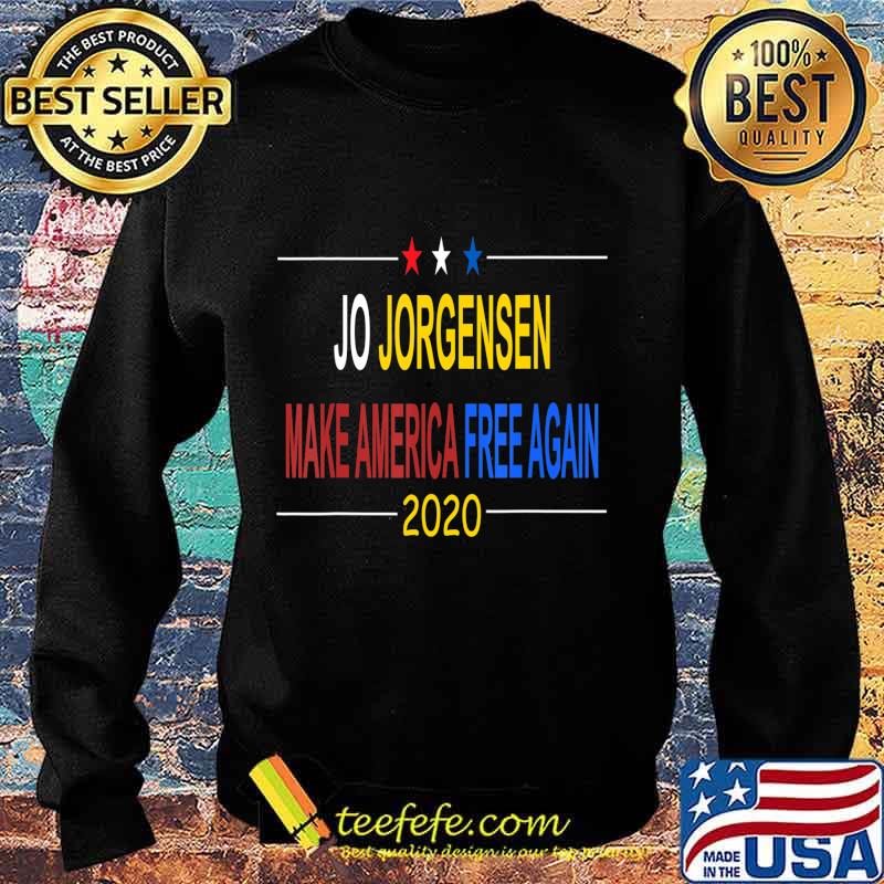 Jo-Jorgensen Make America Free Again T-Shirt Sweater Jo-Jorgensen Make America Free Again T-Shirt Sweater