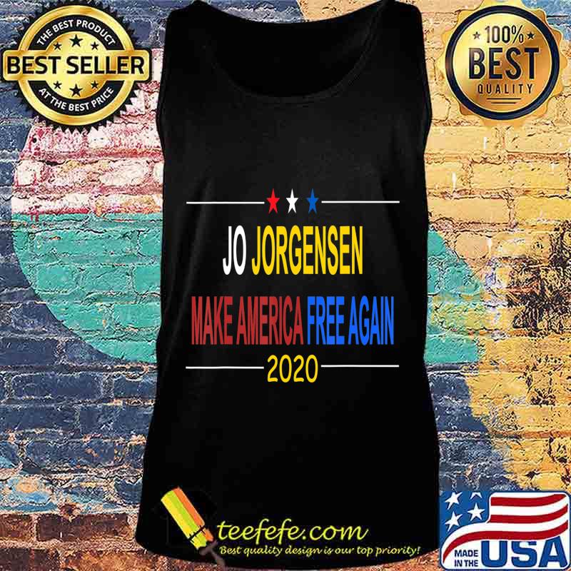 Jo-Jorgensen Make America Free Again T-Shirt Tank top Jo-Jorgensen Make America Free Again T-Shirt Tank top