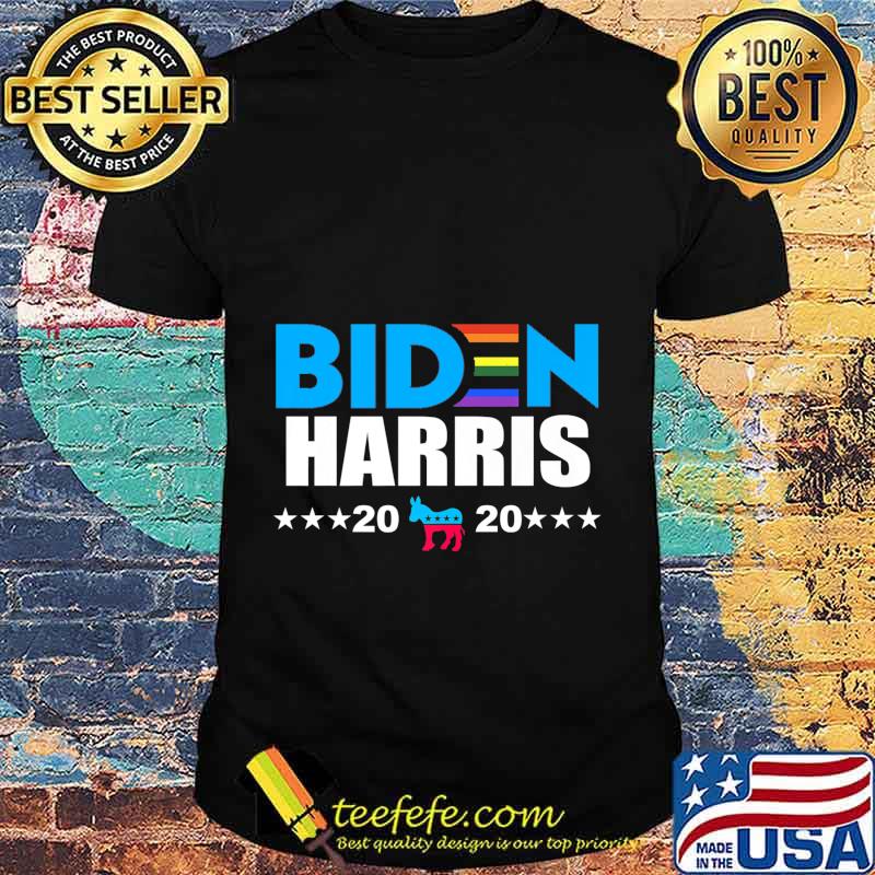 Joe Biden 2020 Biden Harris Rainbow Gay Pride LGBT Premium T-Shirt Joe Biden 2020 Biden Harris Rainbow Gay Pride LGBT Premium T-Shirt