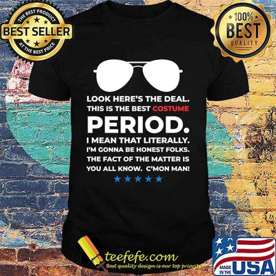 Joe Biden 2020 Costume Halloween Political Aviator Glasses T-Shirt