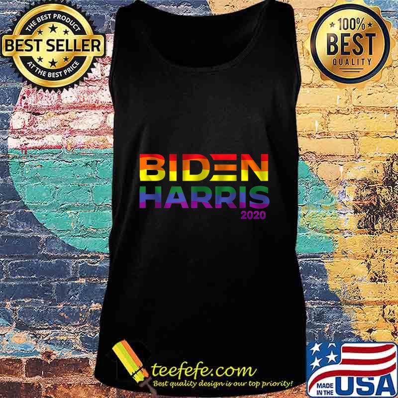 Joe Biden Kamala Harris 2020 Rainbow Gay Pride LGBT Election T-Shirt Tank top Joe Biden Kamala Harris 2020 Rainbow Gay Pride LGBT Election T-Shirt Tank top