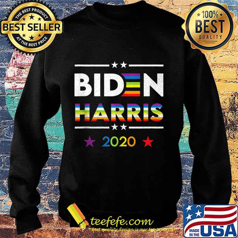 Joe Biden Kamala Harris 2020 Rainbow Gay Pride LGBT Election Tank Top Sweater Joe Biden Kamala Harris 2020 Rainbow Gay Pride LGBT Election Tank Top Sweater