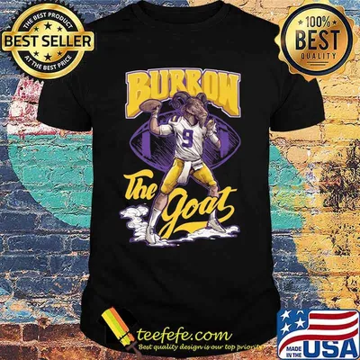 Joe burrow lsu tigers football the goat shirt
