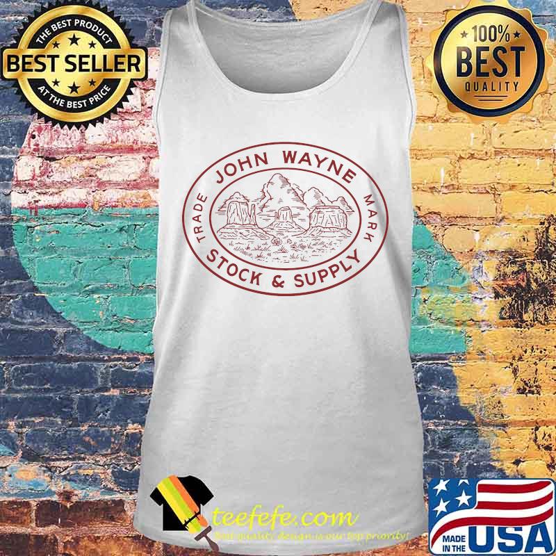 John wayne stock and supply trade mark s Tank top John wayne stock and supply trade mark s Tank top