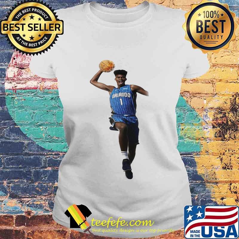 Jonathan isaac magic transparent playing basketball s Laides tee Jonathan isaac magic transparent playing basketball s Laides tee