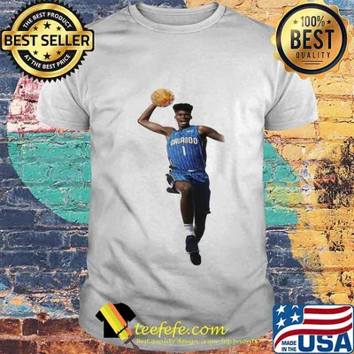 Jonathan isaac magic transparent playing basketball shirt