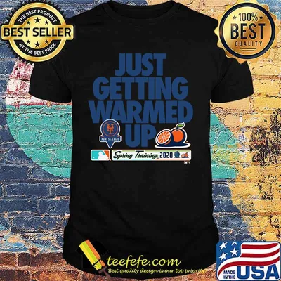 Just getting warmed up spring training new york giants orange shirt