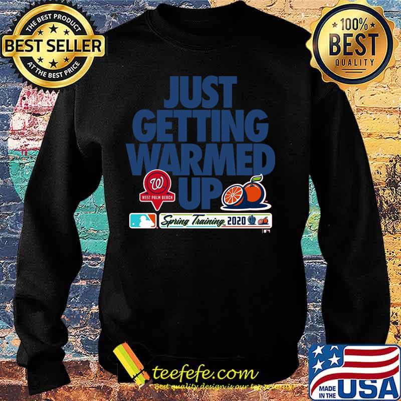 Just getting warmed up spring training washington nationals orange s Sweater Just getting warmed up spring training washington nationals orange s Sweater