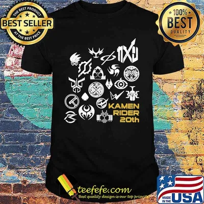 Kamen Rider Zi o Heisei Rider Insignia shirt