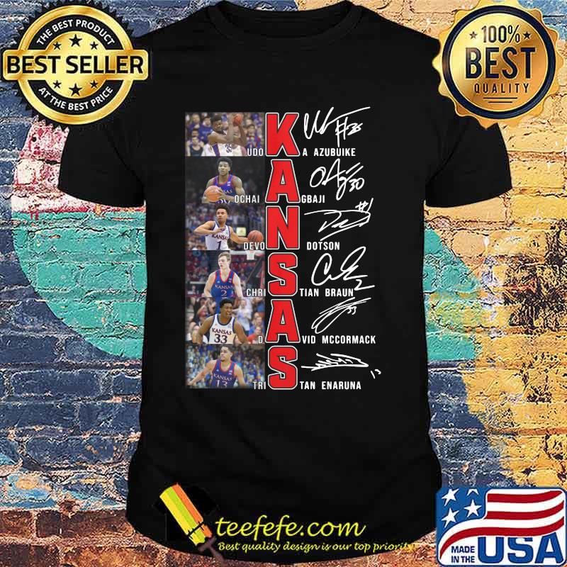 Kansas city chiefs football players signatures shirt