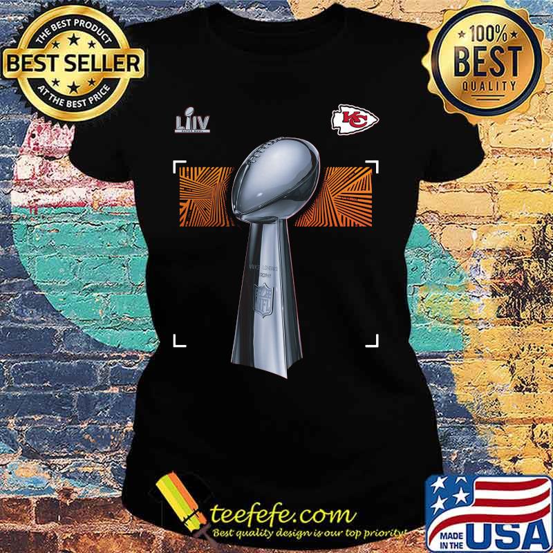 Kansas city chiefs super bowl liv vince lombardi trophy nfl s Ladies tee Kansas city chiefs super bowl liv vince lombardi trophy nfl s Ladies tee