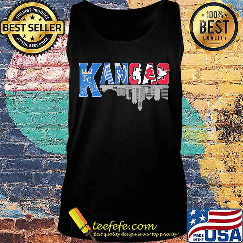 Kansas city royals and chiefs logo s Tank top Kansas city royals and chiefs logo s Tank top