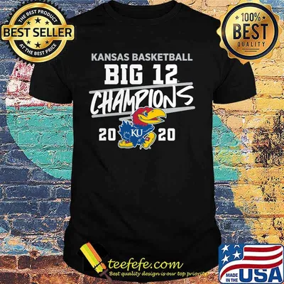 Kansas jayhawks basketball big 12 champions 2020 shirt