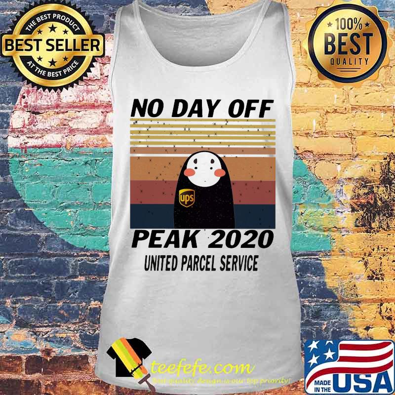 Kaonashi no day off peak 2020 united parcel service vintage retro s Tank top Kaonashi no day off peak 2020 united parcel service vintage retro s Tank top