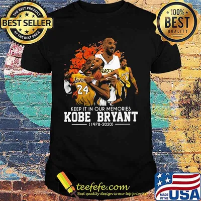 Keep it in our memories kobe bryant 1978 2020 shirt