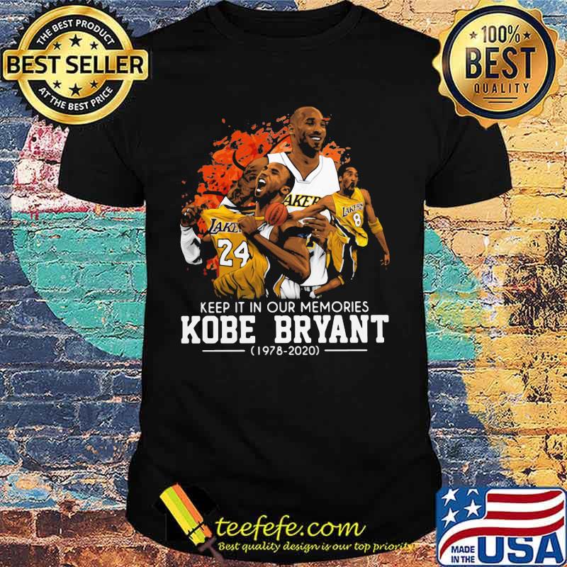 Keep it in our memories kobe bryant 1978 2020 shirt