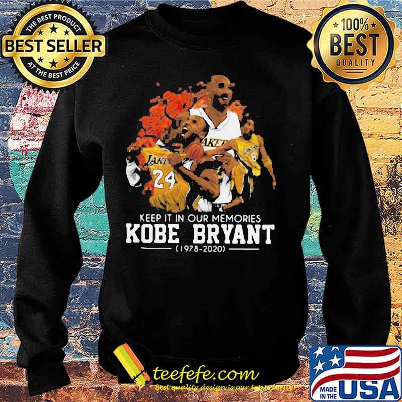 Keep it in your memories los angeles lakers kobe bryant 1978 2020 s Sweater Keep it in your memories los angeles lakers kobe bryant 1978 2020 s Sweater