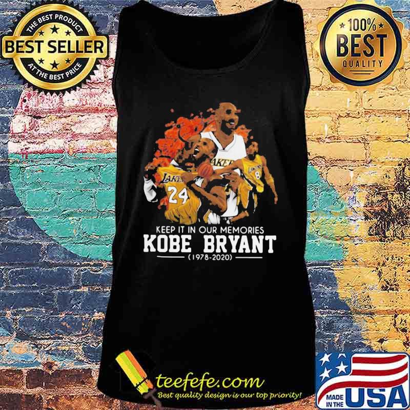Keep it in your memories los angeles lakers kobe bryant 1978 2020 s Tank top Keep it in your memories los angeles lakers kobe bryant 1978 2020 s Tank top