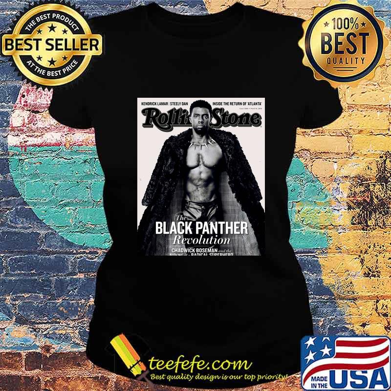 Kendrick lamar steely dan inside the return of atlanta rolling stone the black panther rip chadwick s Ladies tee Kendrick lamar steely dan inside the return of atlanta rolling stone the black panther rip chadwick s Ladies tee
