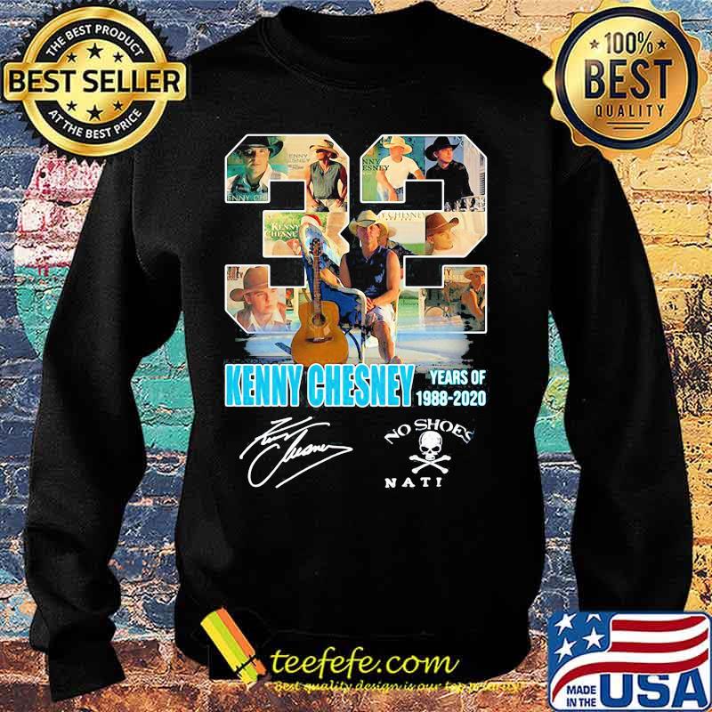 Kenny chesney 32 years of 1988 2020 signatures s Sweater Kenny chesney 32 years of 1988 2020 signatures s Sweater