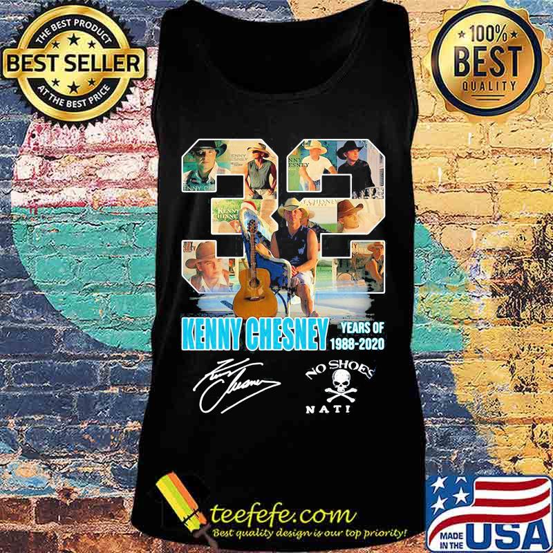 Kenny chesney 32 years of 1988 2020 signatures s Tank top Kenny chesney 32 years of 1988 2020 signatures s Tank top
