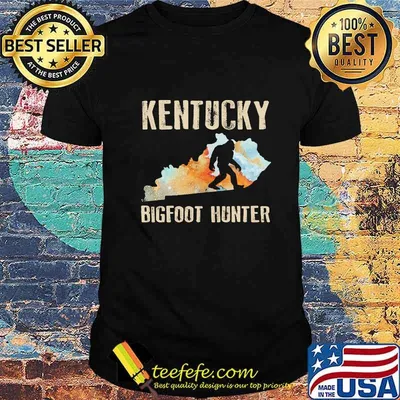 Kentucky bigfoot hunter sunset shirt