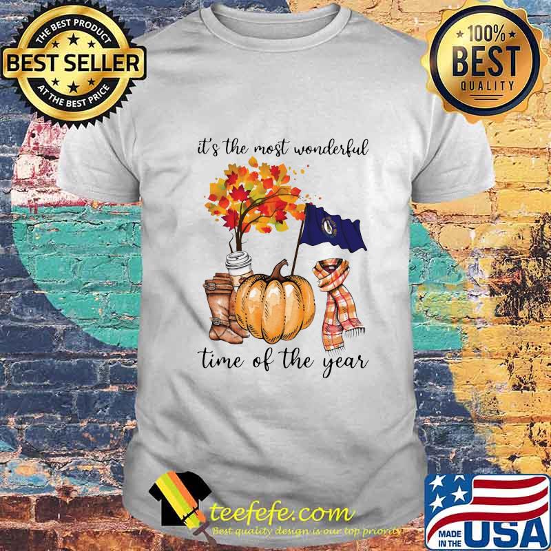 Kentucky flag it's the most wonderful time of the year leaves shirt