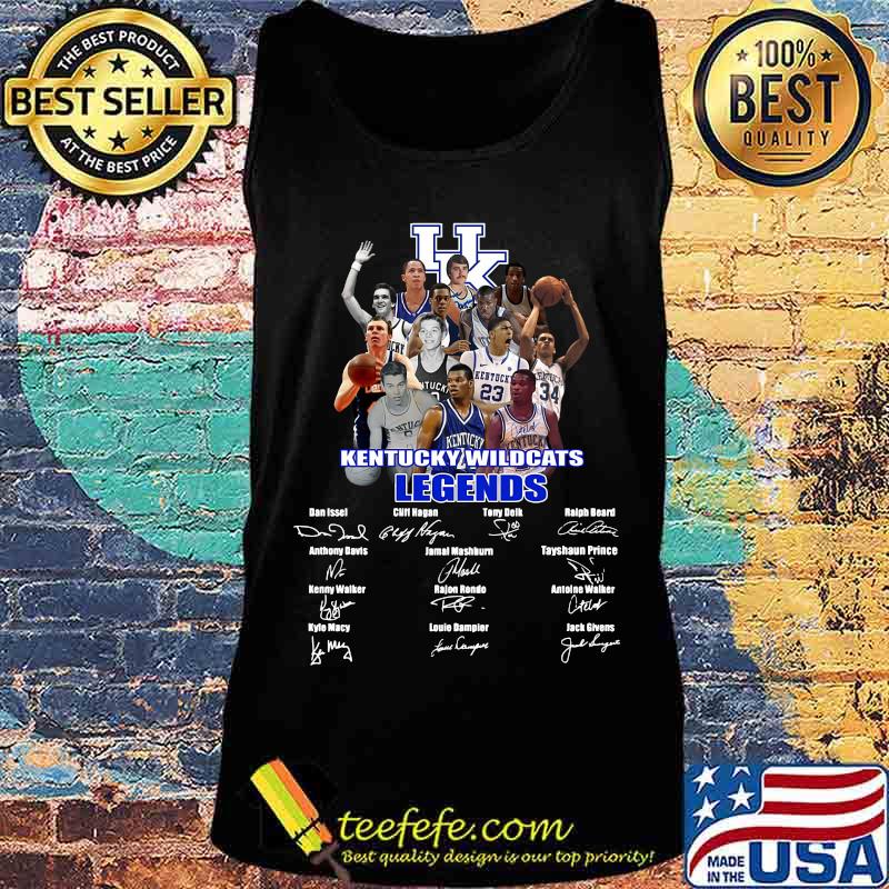 Kentucky wildcats legends basketball players signatures s Tank top Kentucky wildcats legends basketball players signatures s Tank top