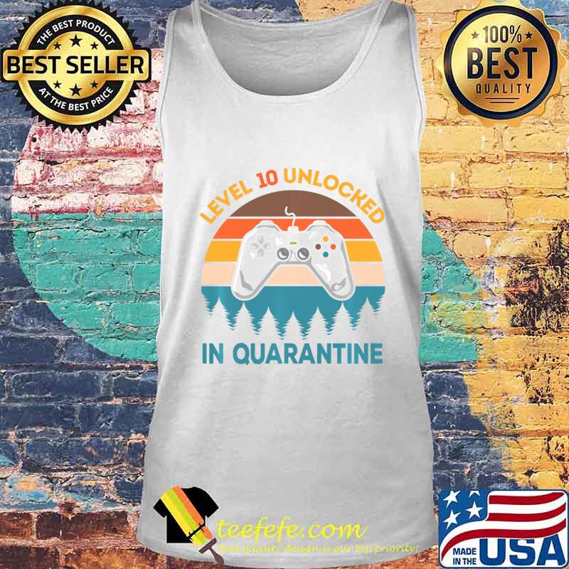 Kids Level 10 Unlocked In Quarantine Video Game Birthday Boys Premium T-Shirt Tank top Kids Level 10 Unlocked In Quarantine Video Game Birthday Boys Premium T-Shirt Tank top