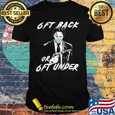 Killer elite mask 6ft back or 6ft under shirt