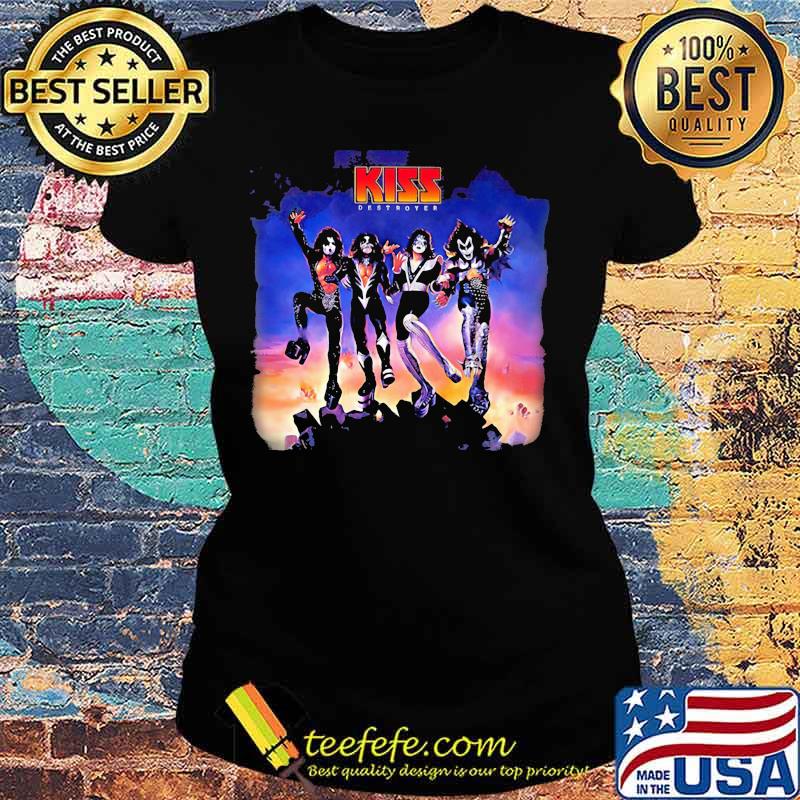 Kiss band destroyer album s Ladies tee Kiss band destroyer album s Ladies tee