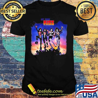 Kiss band destroyer album shirt