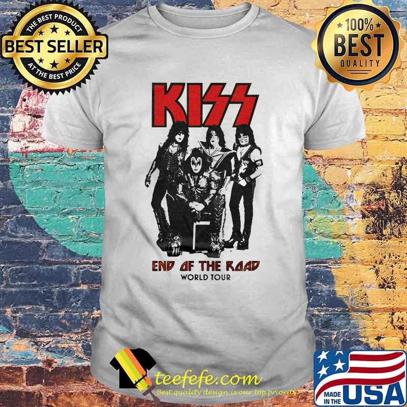 Kiss band end of the road world tour shirt