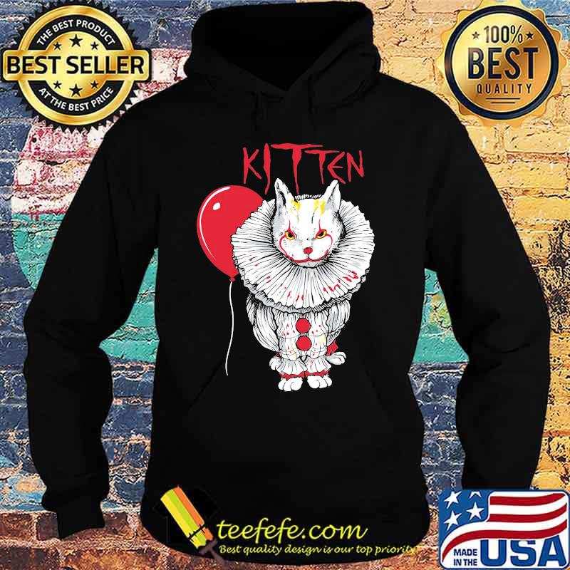 Kitten Cat And IT Clown Halloween Shirt Hoodie Kitten Cat And IT Clown Halloween Shirt Hoodie