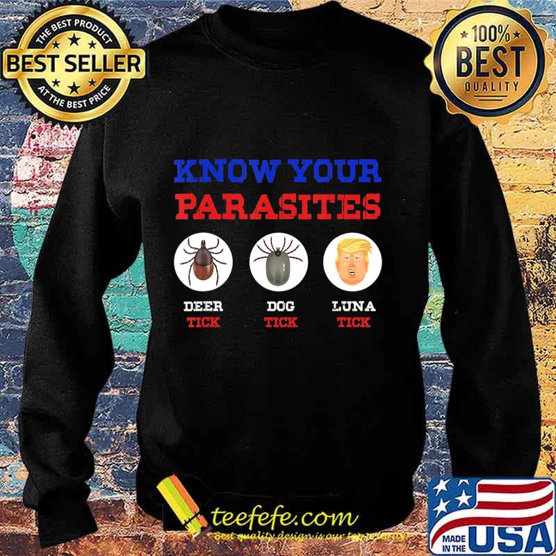 Know Your Parasites Anti Trump 86 45 Funny Gift T-Shirt Sweater Know Your Parasites Anti Trump 86 45 Funny Gift T-Shirt Sweater