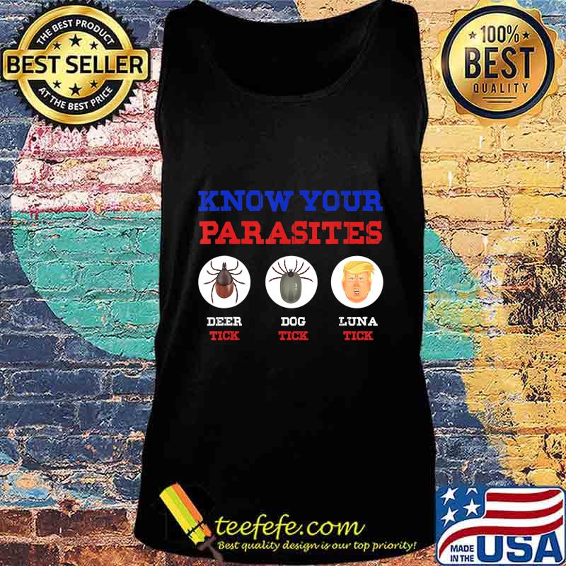Know Your Parasites Anti Trump 86 45 Funny Gift T-Shirt Tank top Know Your Parasites Anti Trump 86 45 Funny Gift T-Shirt Tank top