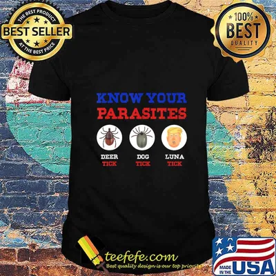 Know Your Parasites Anti Trump 86 45 Funny Gift T-Shirt
